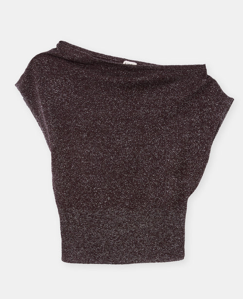 Top en maille asymétrique avec lurex - PIMKIE - 4