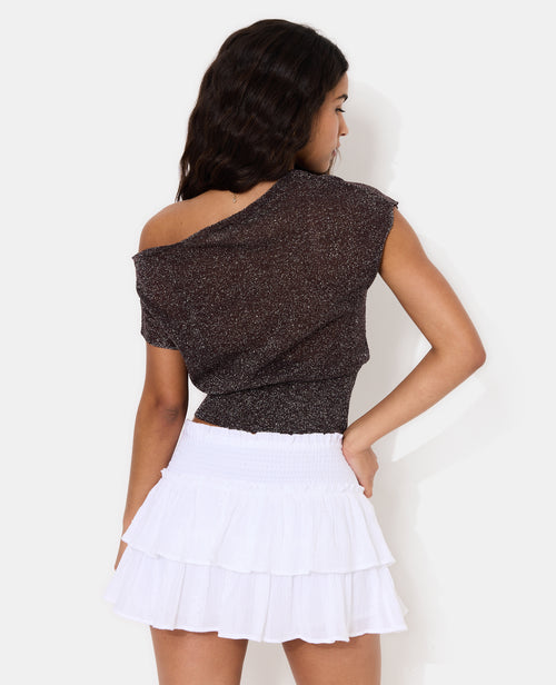 Top en maille asymétrique avec lurex - PIMKIE - 6