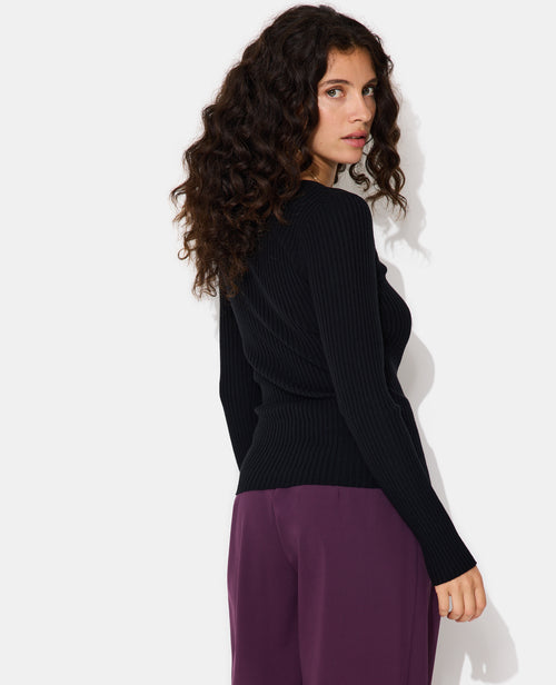 Pull fin maille côtelée avec boutons fantaisie - PIMKIE - 6