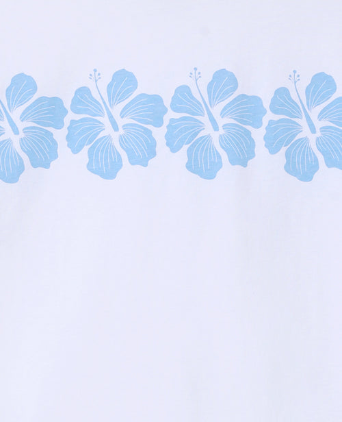 T-shirt oversize avec print fleurs hawaï devant et dos - PIMKIE - 7