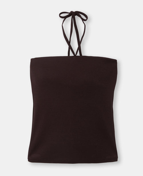 Top bandeau avec bretelles à nouer - PIMKIE - 4