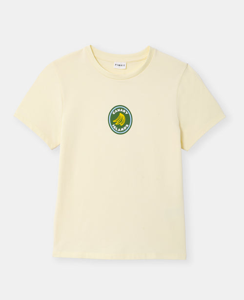 T-shirt ajusté avec print bananes devant - PIMKIE - 4