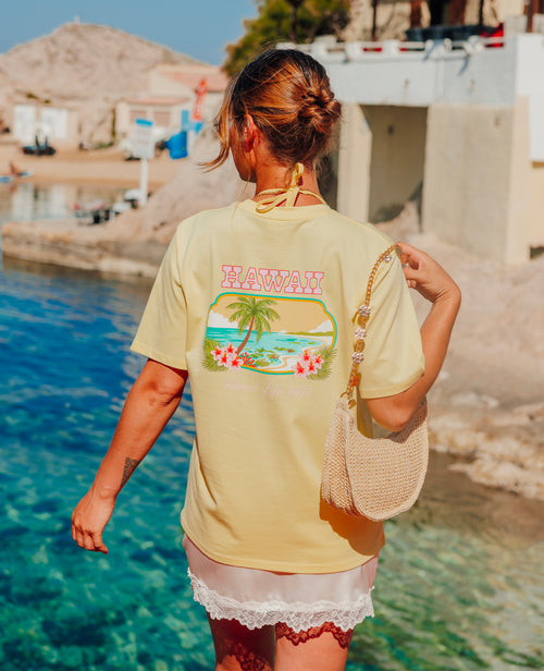 T-shirt oversize HAWAÏ - PIMKIE - 1