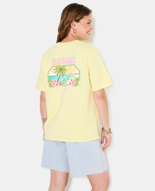 T-shirt oversize HAWAÏ - PIMKIE - 7