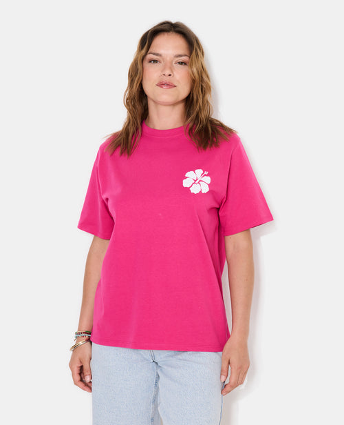 T-shirt oversize HAWAÏ - PIMKIE - 1