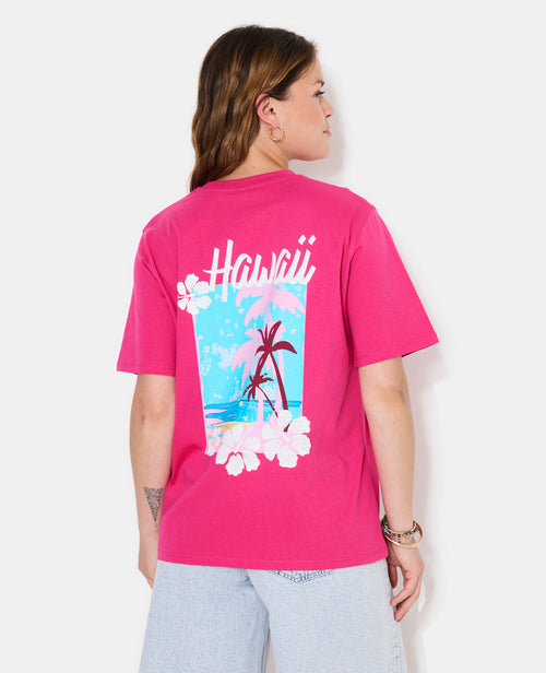T-shirt oversize HAWAÏ - PIMKIE - 7