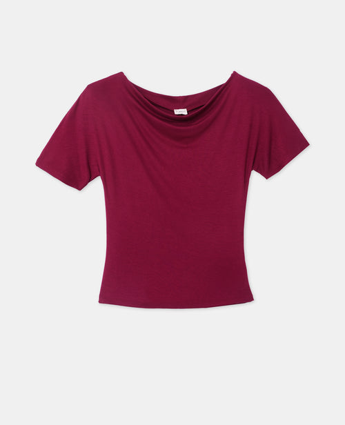 T-shirt cintré avec col bénitier - PIMKIE - 4