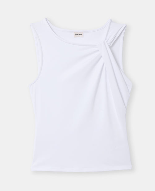 Débardeur en maille stretch avec fronces - PIMKIE - 4