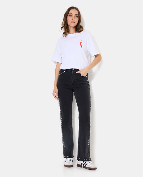 T-shirt oversize avec print Piments - PIMKIE - 8