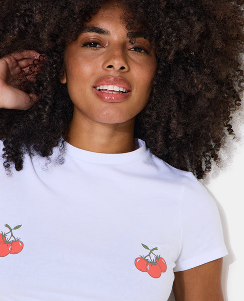 T-shirt ajusté avec prints poitrine - PIMKIE - 2