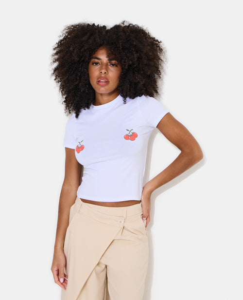 T-shirt ajusté avec prints poitrine - PIMKIE - 5