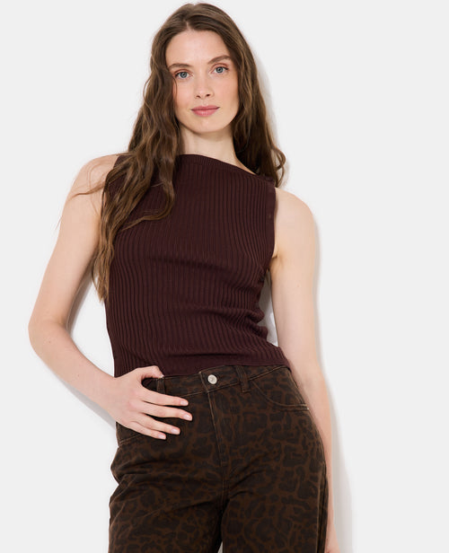 Pull sans manches avec boutons côtés - PIMKIE - 1