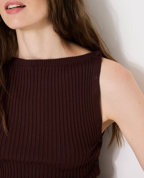 Pull sans manches avec boutons côtés - PIMKIE - 2