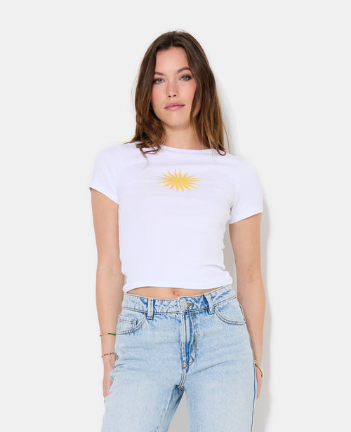 T-shirt ajusté avec soleil - PIMKIE - 5