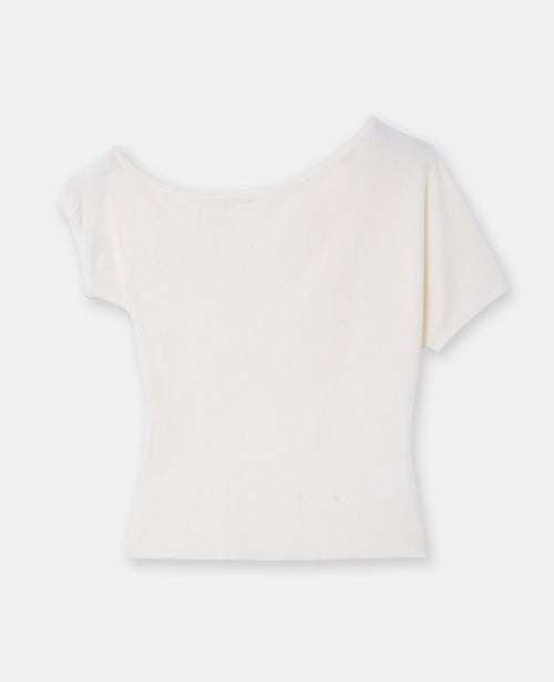 Pull fin et asymétrique manches courtes - PIMKIE - 3