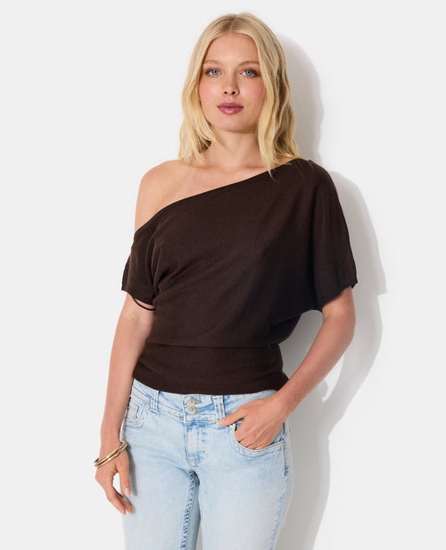 Pull fin et asymétrique manches courtes - PIMKIE - 5