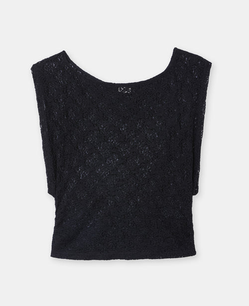 Top en dentelle emmanchures larges - PIMKIE - 4