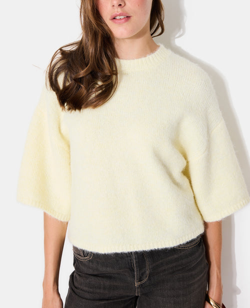 Pull manches courtes en maille douce - PIMKIE - 5
