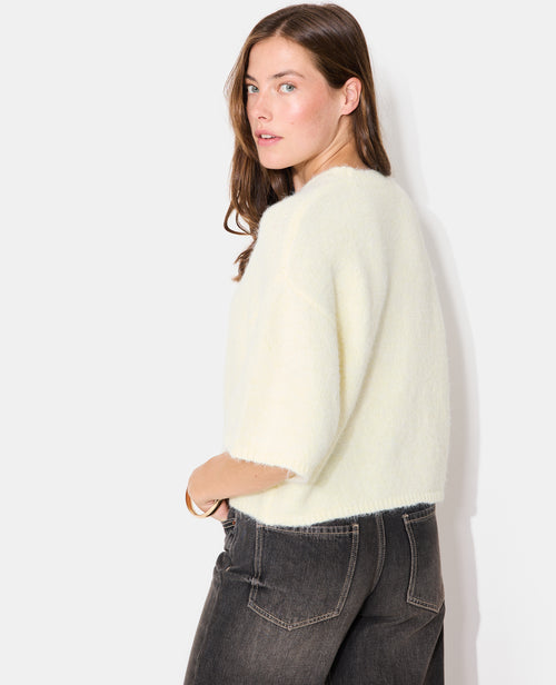 Pull manches courtes en maille douce - PIMKIE - 6