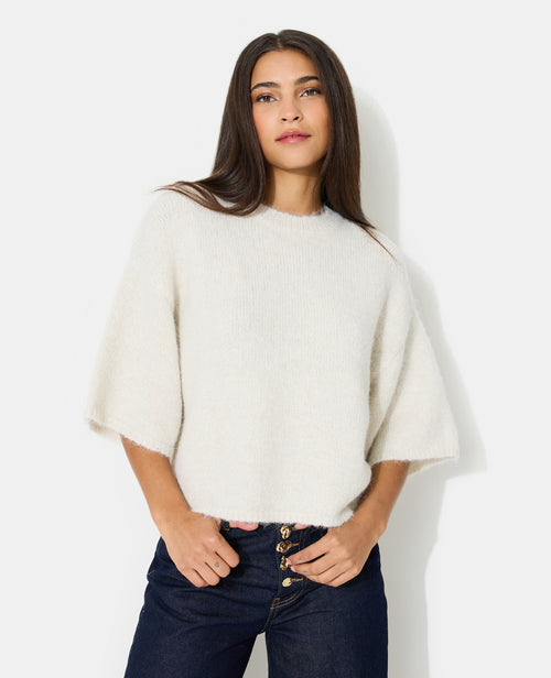 Pull manches courtes avec laine - PIMKIE - 1