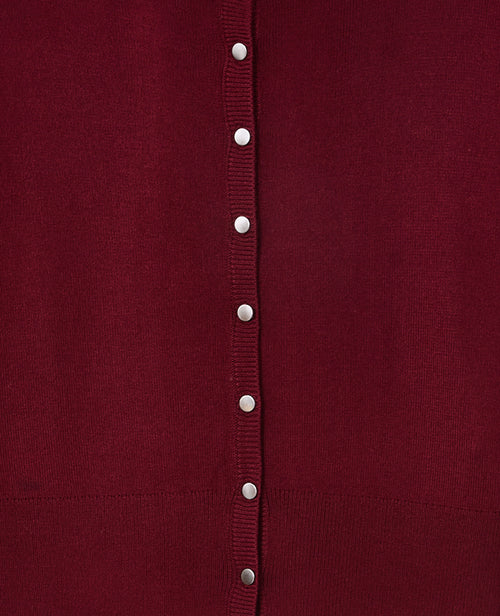Gilet col rond maille fine avec petits boutons - PIMKIE - 3
