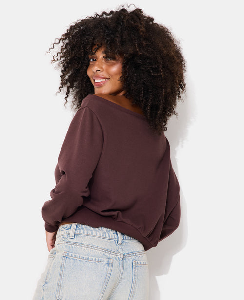 Sweat asymétrique col danseuse - PIMKIE - 6