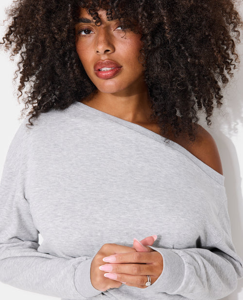 Sweat asymétrique col danseuse - PIMKIE - 2
