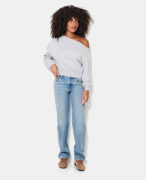 Sweat asymétrique col danseuse - PIMKIE - 3