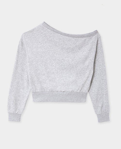 Sweat asymétrique col danseuse - PIMKIE - 4