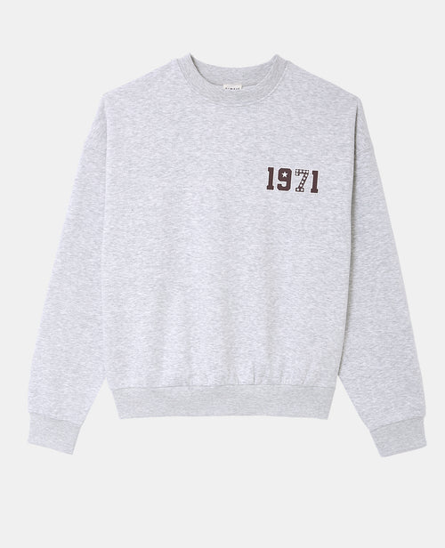 Sweat oversize avec prints et broderies - PIMKIE - 4