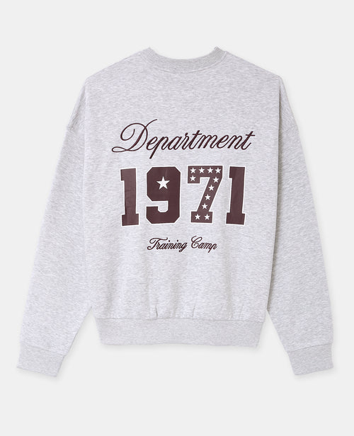 Sweat oversize avec prints et broderies - PIMKIE - 5