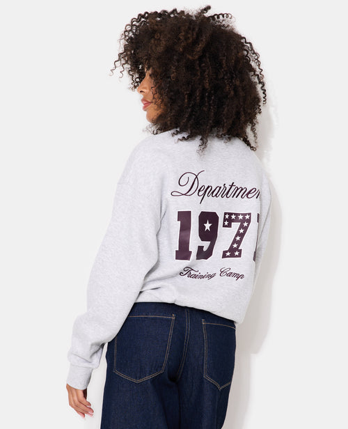 Sweat oversize avec prints et broderies - PIMKIE - 7