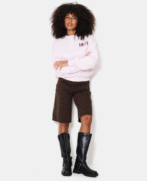 Sweat oversize avec prints et broderies - PIMKIE - 3