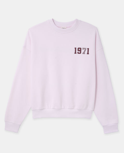 Sweat oversize avec prints et broderies - PIMKIE - 4