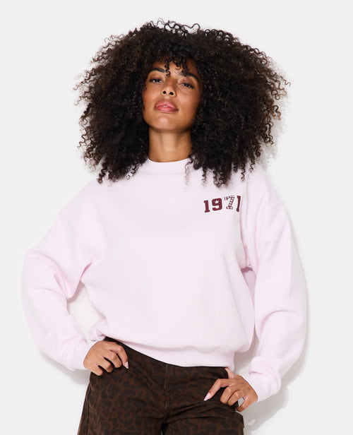 Sweat oversize avec prints et broderies - PIMKIE - 6