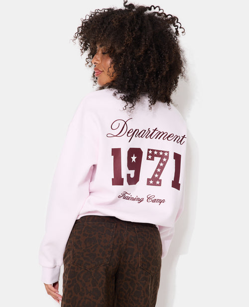 Sweat oversize avec prints et broderies - PIMKIE - 1