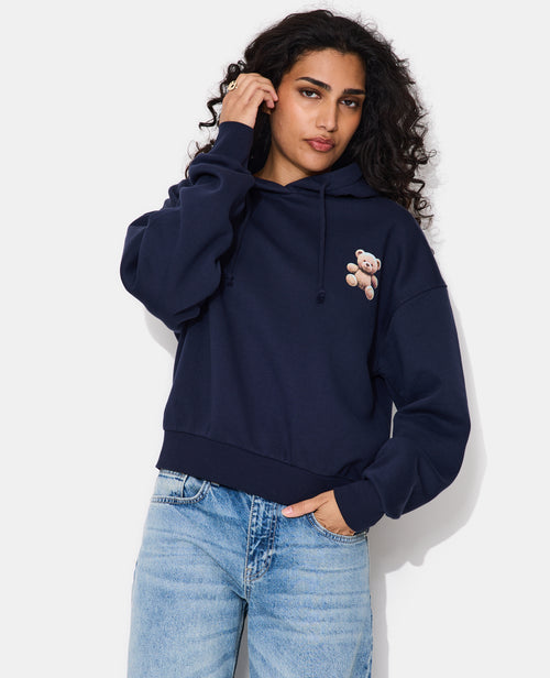 Sweat molleton capuche avec prints ourson - PIMKIE - 1
