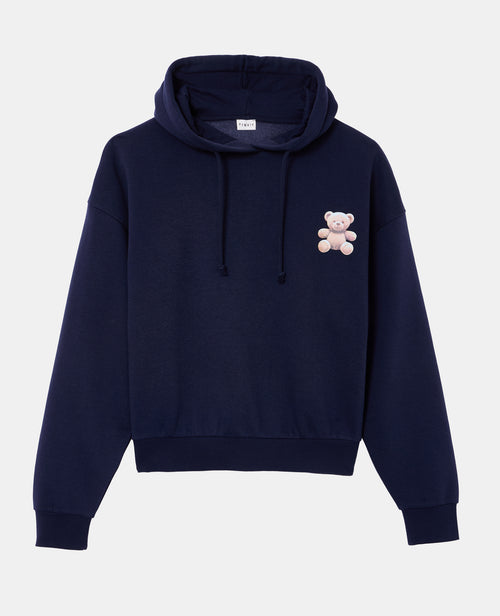 Sweat molleton capuche avec prints ourson - PIMKIE - 4