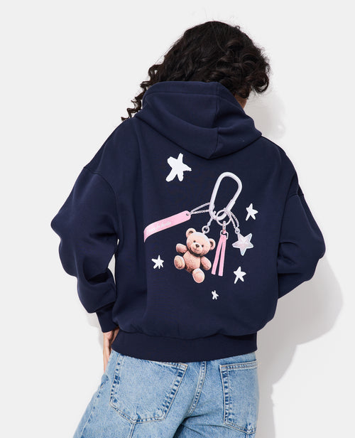 Sweat molleton capuche avec prints ourson - PIMKIE - 6