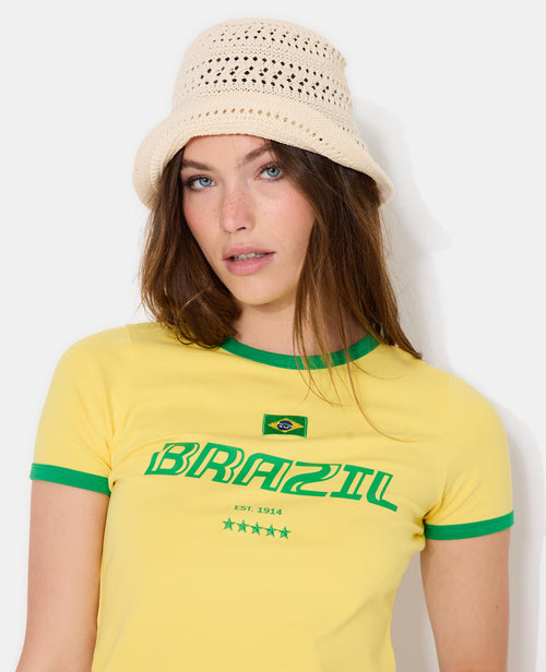 T-shirt ajusté BRAZIL - PIMKIE - 2
