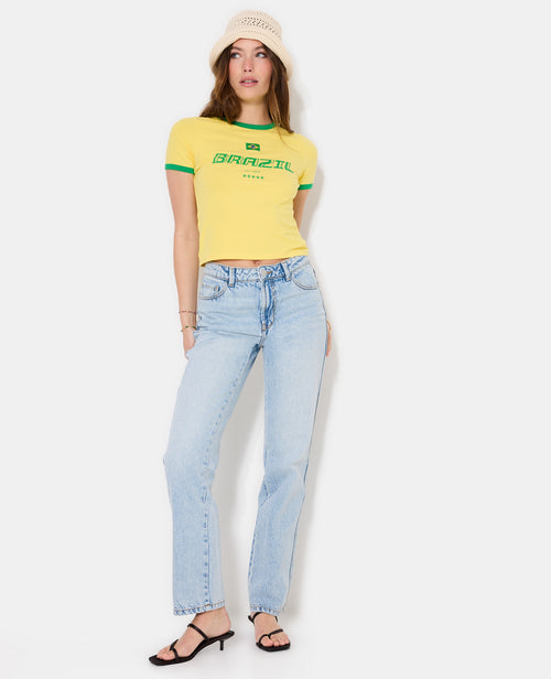 T-shirt ajusté BRAZIL - PIMKIE - 5