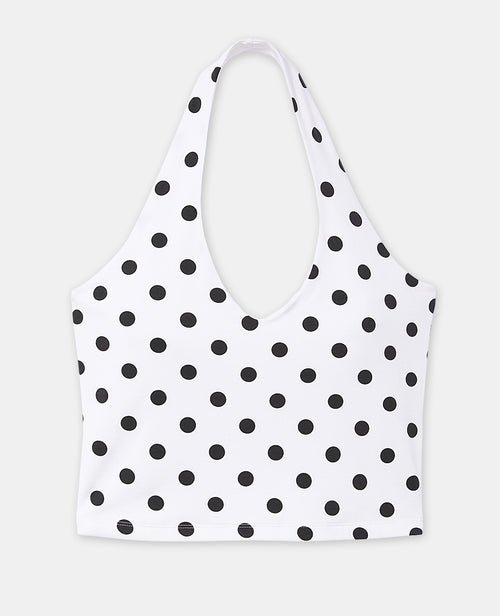 Top court dos-nu motif pois - PIMKIE - 4