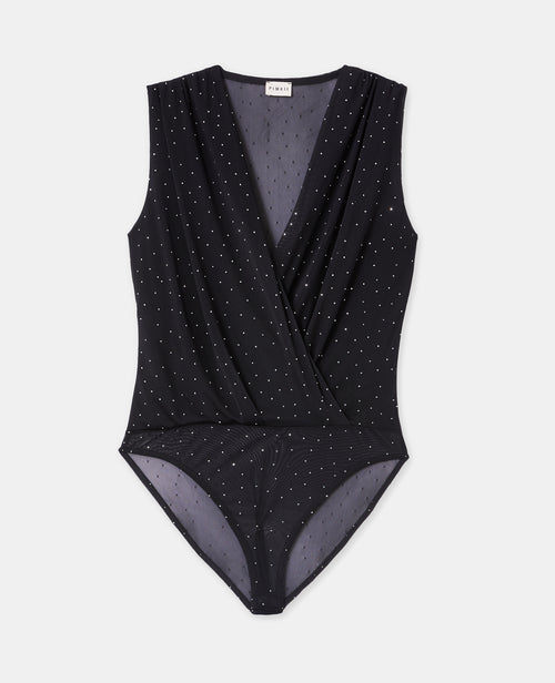 Body sans manches en voile avec strass - PIMKIE - 3