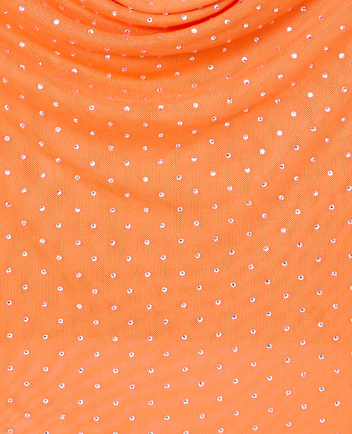 Top dos-nu asymétrique en résille avec strass - PIMKIE - 7