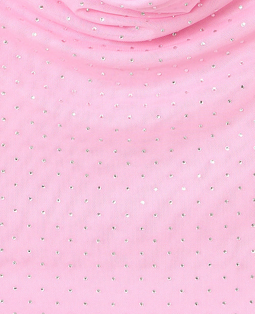 Top dos-nu asymétrique en résille avec strass - PIMKIE - 8