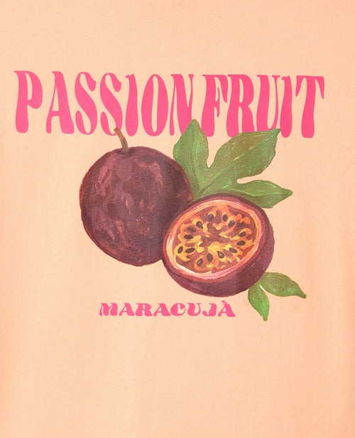 T-shirt oversize avec print PASSION FRUIT devant - PIMKIE - 7
