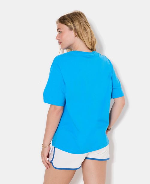 T-shirt oversize avec print SOL BRASILEIRO devant - PIMKIE - 6