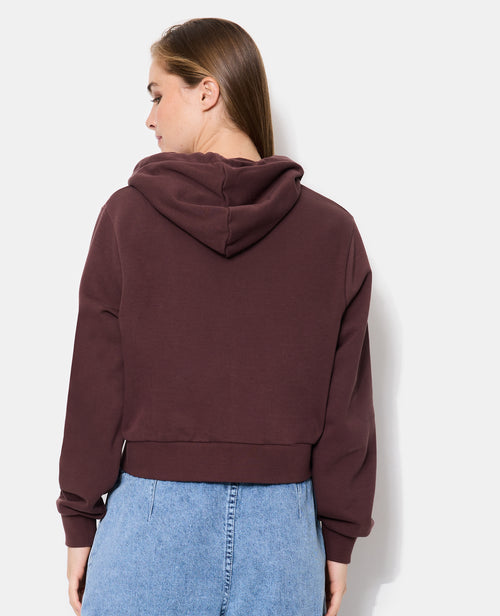 Sweat zippé capuche avec bandes et étoiles - PIMKIE - 6