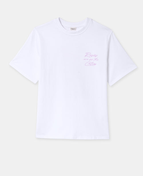 T-shirt oversize avec print poitrine et dos - PIMKIE - 4