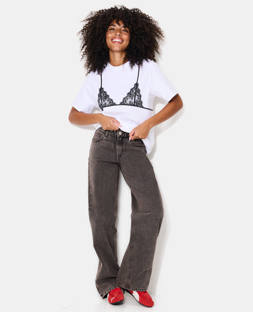 T-shirt oversize avec print soutien-gorge devant - PIMKIE - 3